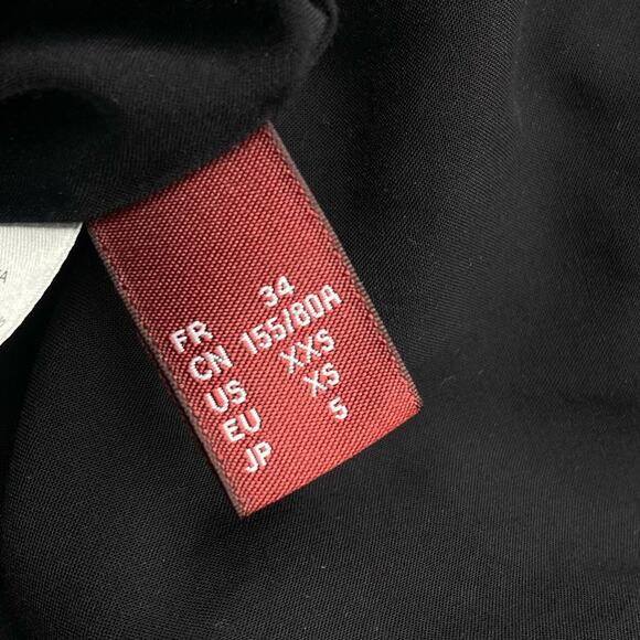 COMPTOIR DES COTONNIERS Lace Black Fit & Flare Dress Sz XXS - Picture 11 of 15